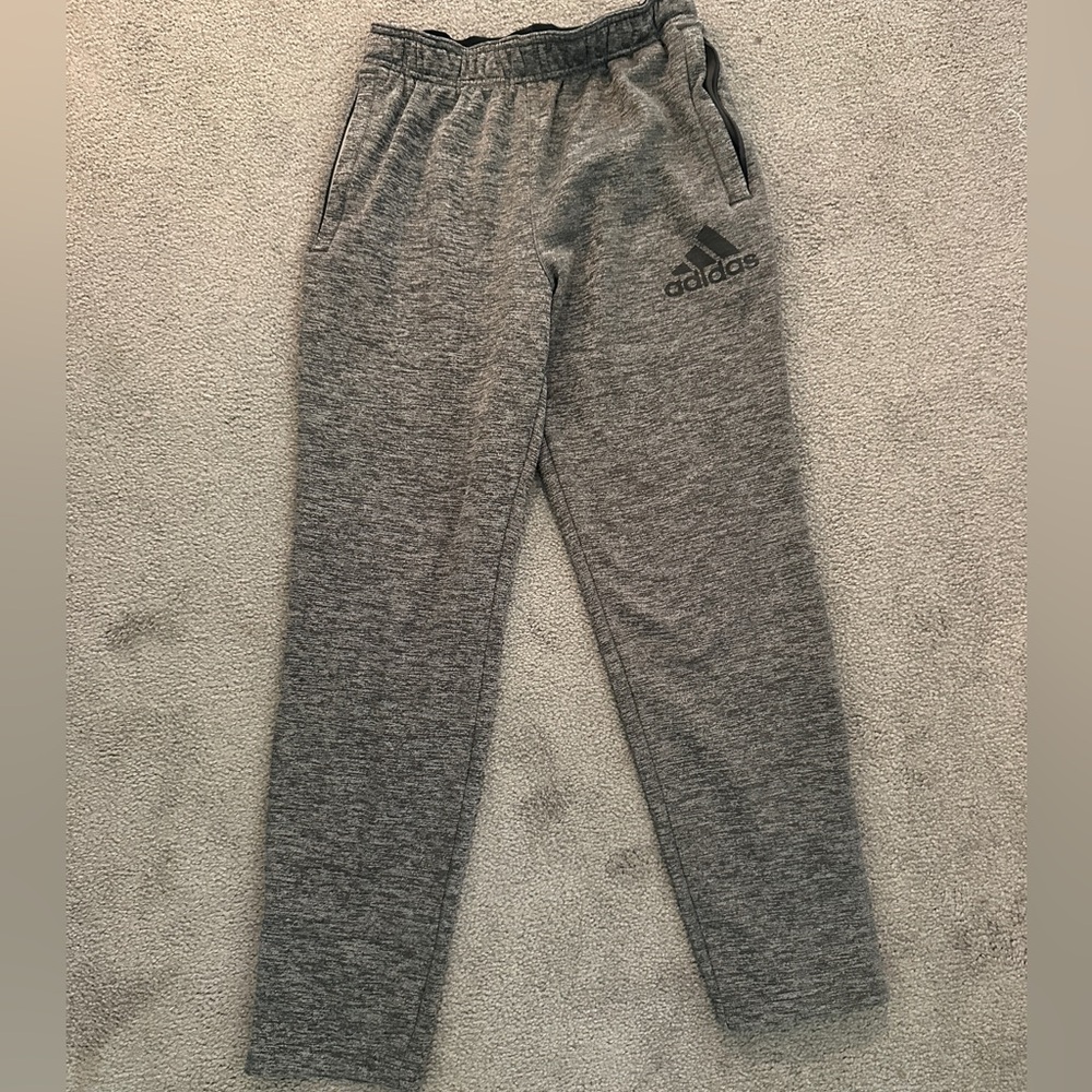 Adidas Gray Joggers Relaxed Fit Sweatpants